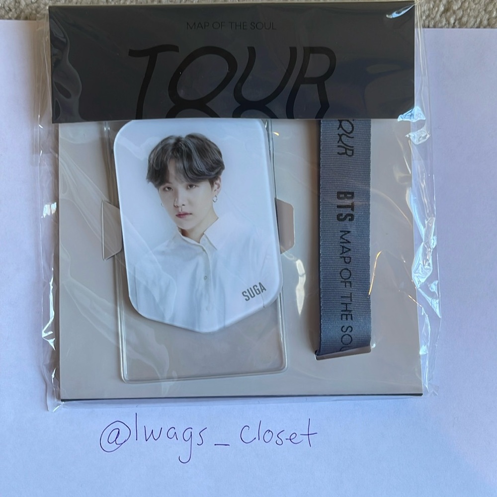 BTS Yoongi | Suga Map of the Soul Photo Lanyard | Official Merch